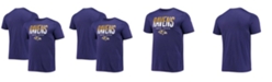 New Era Men's Purple Baltimore Ravens Combine Authentic Big Stage T-shirt
